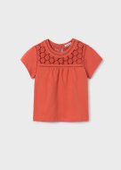 MAYORAL marškinėliai trumpomis rankovėmis 8E, oranžiniai, 6005-81