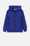 COCCODRILLO hooded pullover with zipper GAMER BOY KIDS, blue, WC4132401GBK-014-098, 98 cm