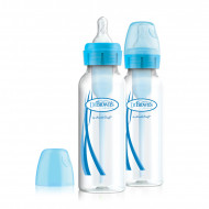 DR. BROWNS buteliukai siauru kakleliu OPTIONS+, mėlyna, 250 ml, 2 vnt., SB82405-ESX