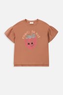 COCCODRILLO marškinėliai trumpomis rankovėmis SUMMER CAMP KIDS, powder pink, WC4143203SCK-033-
