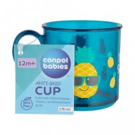 CANPOL BABIES puodelis su rankena, 12 mėn+, 170 ml, 2/100