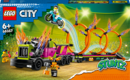 60357 LEGO® LEGO City Kaskadinis sunkvežimis ir ugnies žiedo iššūkis