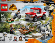 76946 LEGO® Jurassic World™ Blue ir Beta velociraptoriaus sugavimas