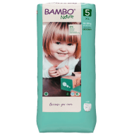 BAMBO sauskelnės - kelnaitės NATURE 5 dydis, aukštas, 12-18 kg, 38 vnt., BAMBN0186