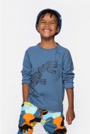COCCODRILLO marškinėliai ilgomis rankovėmis DESERT EXPLORER KIDS, mėlyni, WC4143102DEK-014-