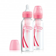 DR. BROWNS buteliukai siauru kakleliu OPTIONS+, rožinė, 250 ml, 2 vnt., SB82305-ESX
