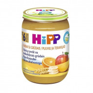 HiPP ekologiška vaisių tyrelė su grūdais 6m+ 190g 4800