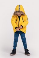 COCCODRILLO žieminė striukė OUTERWEAR BOY KIDS, geltona, ZC2152108OBK-004-104, 104cm