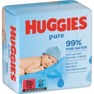 HUGGIES drėgnos servetėlės BW Pure Triplo EU, 56x3 vnt., 2434333