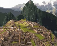 BRUSHME spalvinimo pagal skaičius rinkinys Machu Picchu, BS51593