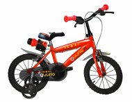 QUURIO BIKE vaikiškas dviratis, dydis 16", raudonas-juodas, 416 U