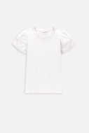 COCCODRILLO marškinėliai trumpomis rankovėmis GARDEN PARTY JUNIOR, balti, WC4143206GPJ-001