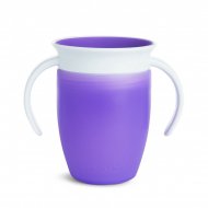MUNCHKIN mokymosi puodelis MIRACLE 360, violetinis, 6 mėn+, 207 ml, 05162102