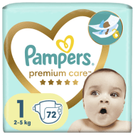 PAMPERS Sauskelnės Premium Care 1 dydis, 72 vnt., 81784163