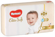 HUGGIES sauskelnės Elite Soft 4, 8-14kg, 60 vnt., 2590061