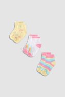 COCCODRILLO kojinės SOCKS GIRL, multicoloured, 3 vnt., WC3383603SOG-022