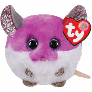 TY Puffies pliušinė violetinė pelė COLBY 9cm, TY42505