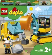 10931 LEGO® DUPLO Town Sunkvežimis ir vikšrinis ekskavatorius