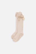 COCCODRILLO kojinės SOCKS GIRL, smėlio spalvos, WC4382222SOG-002-030,  
