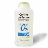 CORINE DE FARME ypatingai švelnus dušo kremas PURE 0%, 3m+, 500 ml