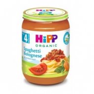 HiPP Ekologiška tyrelė spagečiai su bolonijos padažu, 4M+, 190g, 6230