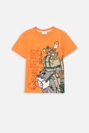 COCCODRILLO marškinėliai trumpomis rankovėmis LICENCE BOY WARNER BROS, oranžiniai, WC4143201LBW-006-