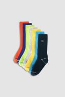 COCCODRILLO kojinės BASIC SOCKS, multicoloured, 7 vnt., WC3383002BAS-022