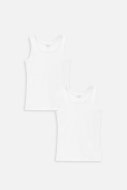 COCCODRILLO apatiniai marškinėliai be rankovių BASIC UNDERWEAR, balti, WC4407204BAU-001-0