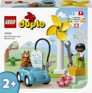 10985 LEGO® DUPLO Town Vėjo turbina ir elektromobilis