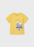 MAYORAL marškinėliai trumpomis rankovėmis 5H, geltoni, 3017-11