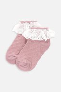 COCCODRILLO kojinės SOCKS GIRL, powder pink, WC4382203SOG-033-003,  