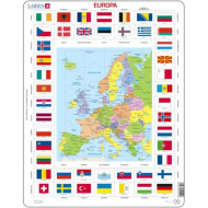 LARSEN Europos žemėlapis+Vėliavos, KL1LT