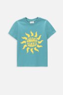 COCCODRILLO marškinėliai trumpomis rankovėmis HAPPY RETRO BOY KIDS, mėlyni, WC4143201HBK-014