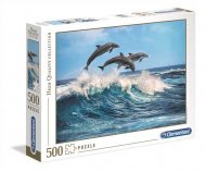 CLEMENTONI dėlionė HQC delfinai 500 pcs, 35055