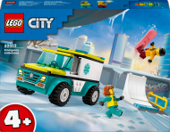 60403 LEGO® City Greitosios Pagalbos Automobilis Ir Snieglentininkas