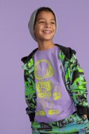 COCCODRILLO susegamas džemperis su gobtuvu DIGITAL WORLD KIDS, multicoloured, WC3132401DWK-022
