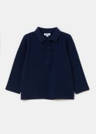 OVS polo marškinėliai ilgomis rankovėmis, tamsiai mėlyni, , 001974062