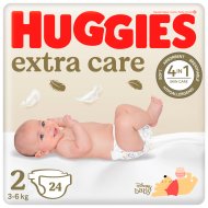 HUGGIES Extra Care sauskelnės, 2 dydis, 3-6kg, 24vnt, 2594671