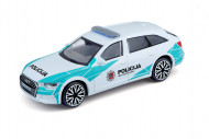 BBURAGO 1:43 automodelis Audi A6 Avant Lietuvos policija, 18-30415LT