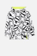 COCCODRILLO džemperis su gobtuvu JOYFUL PUNK JUNIOR, baltas, WC4132301JPJ-001-