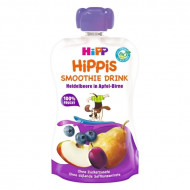 HiPP ekologiška obuolių, kriaušių ir mėlynių glotnutis 12m+ 120ml 84002