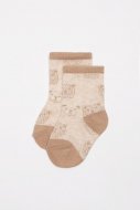 COCCODRILLO kojinės SOCKS BOY, smėlio spalvos, ZC1382227SOB-002