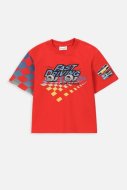COCCODRILLO marškinėliai trumpomis rankovėmis RACER 90' KIDS, raudoni, WC4143201RAK-009-0