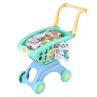 PLAYGO žaislinis pirkinių vežimėlis, su 18 pirkinių preidų, mėlynas, 4828