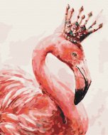 BRUSHME spalvinimo pagal skaičius rinkinys Royal flamingo, BS4352