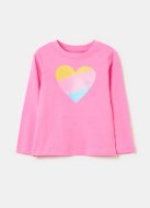 OVS marškinėliai ilgomis rankovėmis, rožiniai, , 001962767