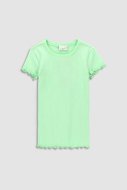 COCCODRILLO marškinėliai trumpomis rankovėmis BASIC GIRL, willow green, WC3143202BAG-010-