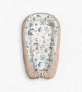 ALBERO MIO kūdikio lizdelis su antklode ir pagalve FOREST WORLD, 75x55 cm, 35x30 cm, C001