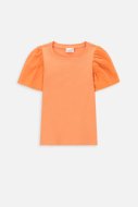 COCCODRILLO marškinėliai trumpomis rankovėmis GARDEN PARTY JUNIOR, oranžiniai, WC4143205GPJ-006