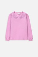 COCCODRILLO marškinėliai ilgomis rankovėmis GARDEN ENGLISH KIDS, rožiniai, WC4143103GEK-007-0